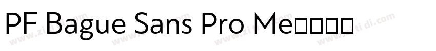 PF Bague Sans Pro Me字体转换